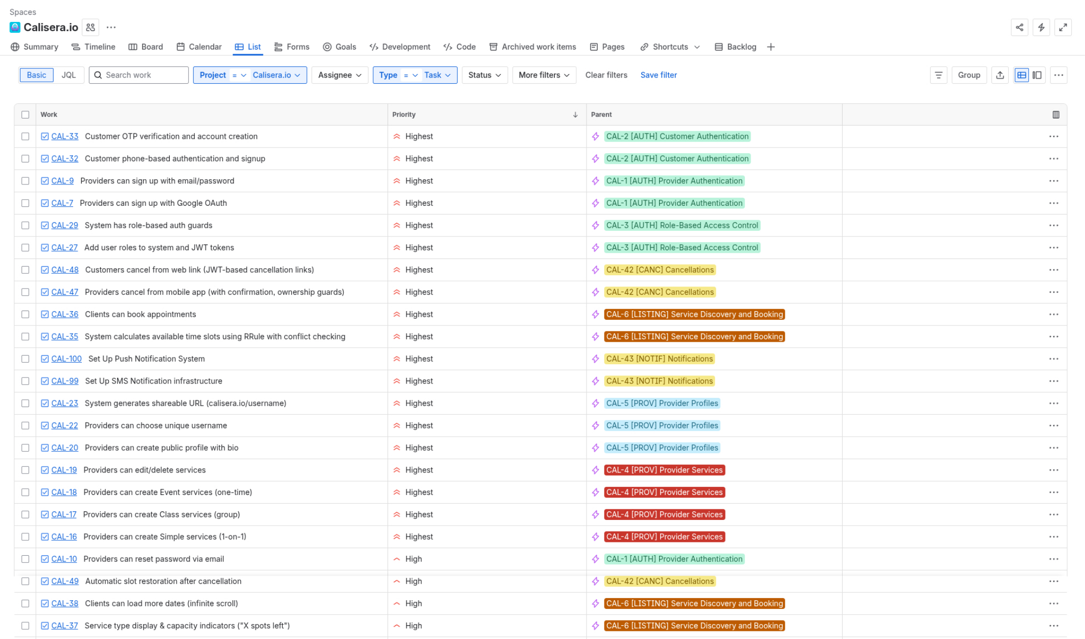 High-level architecture diagram